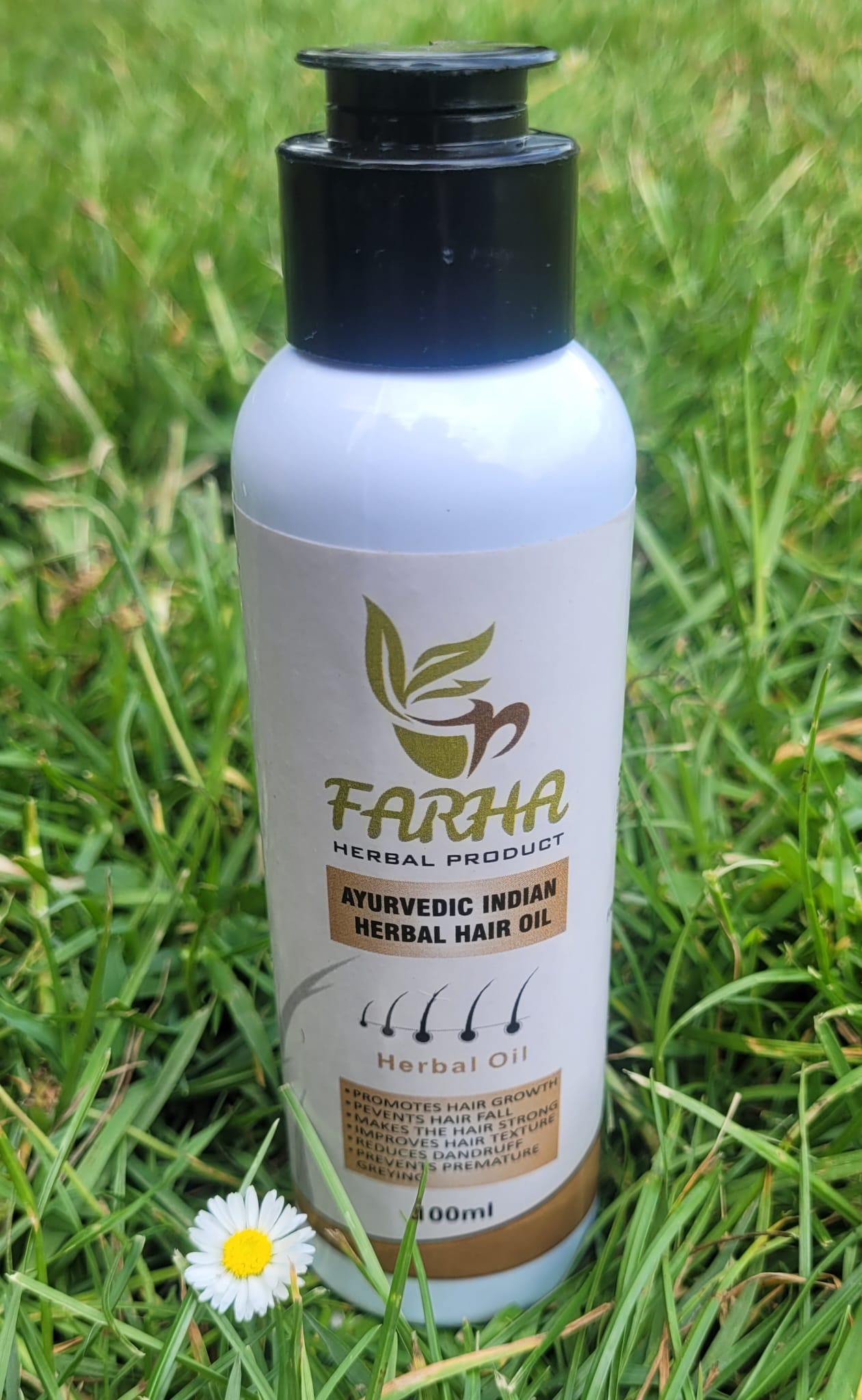 Ayurvedic herbal hair oil for hair growth and hair fall control