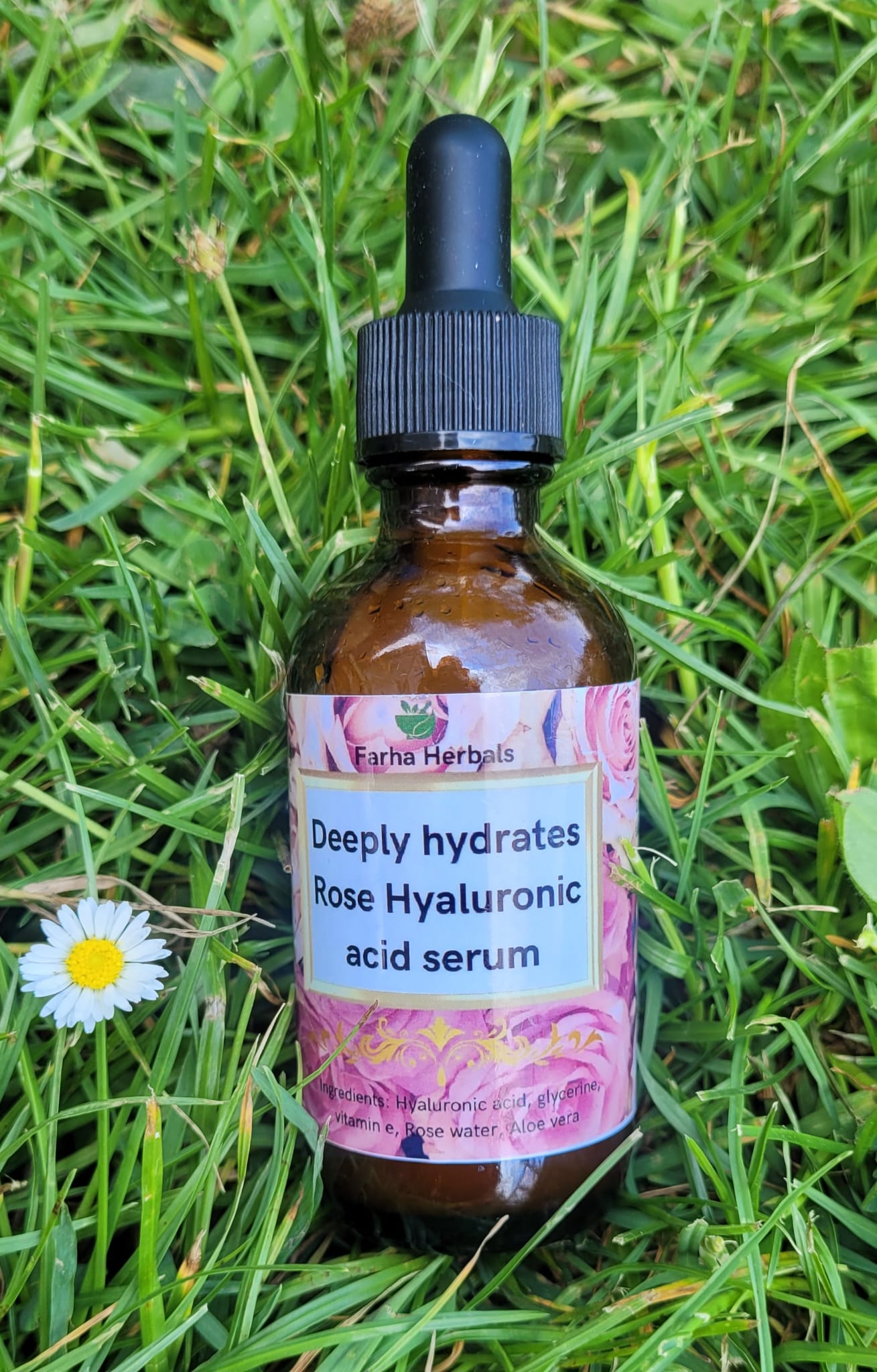 Organic Hyaluronic Serum for dry skin
